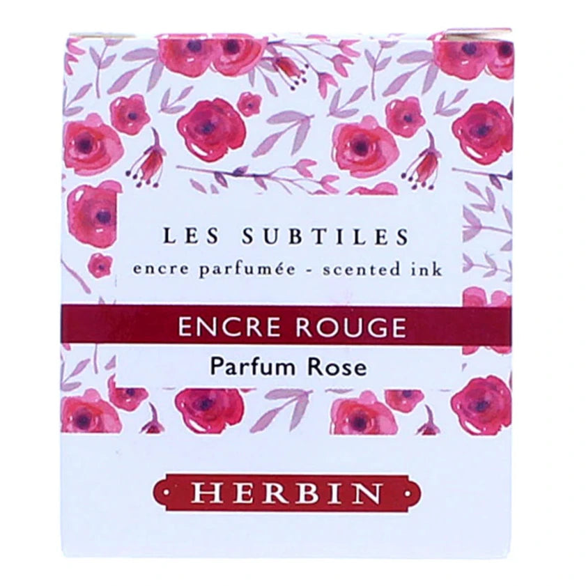 Jacques Herbin Scented Writing Ink 30ml Red - Rose Fragrance