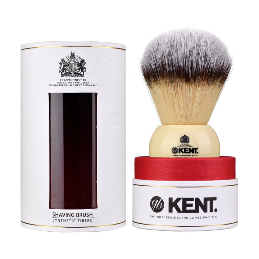 Kent Synthetic Shaving Brush - Ivory
