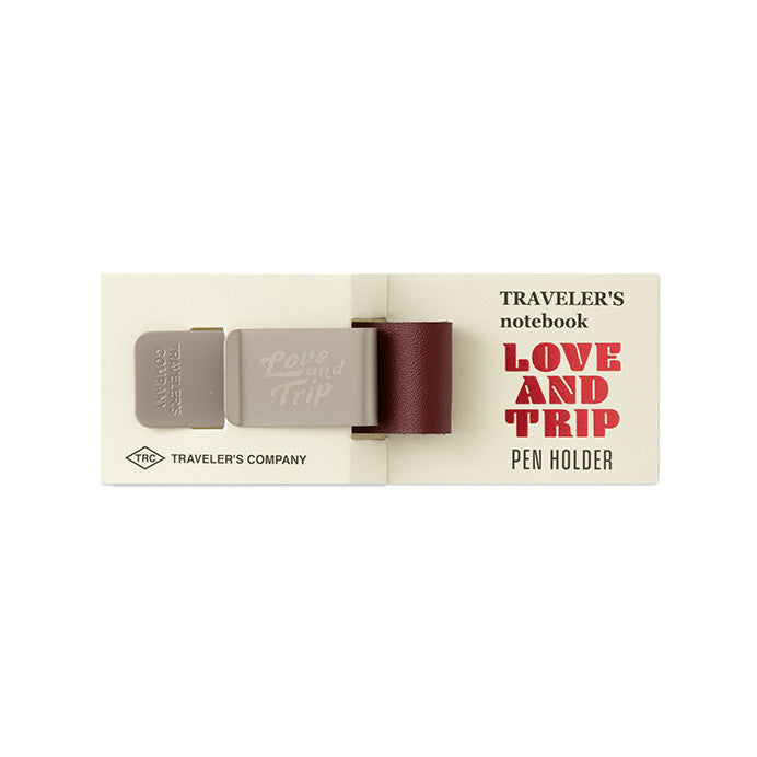 Traveler&#39;s Notebook &quot;Love and Trip&quot; Pen Holder - Limited Edition
