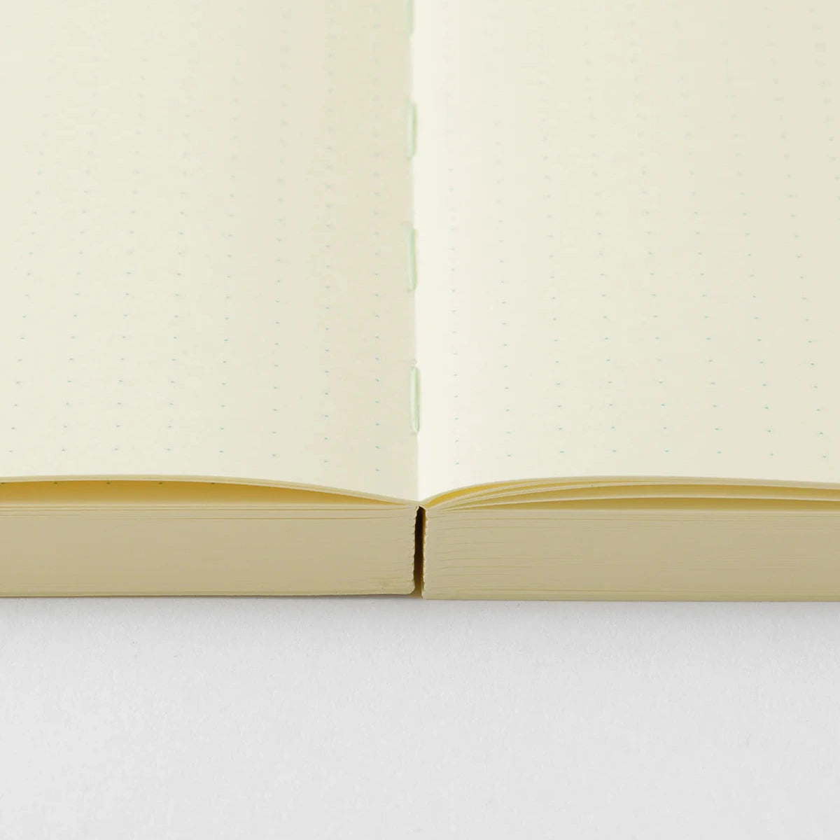 Open book with gold binding on a white background