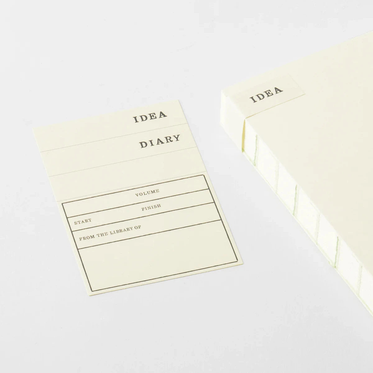 Idea Diary book on a white background