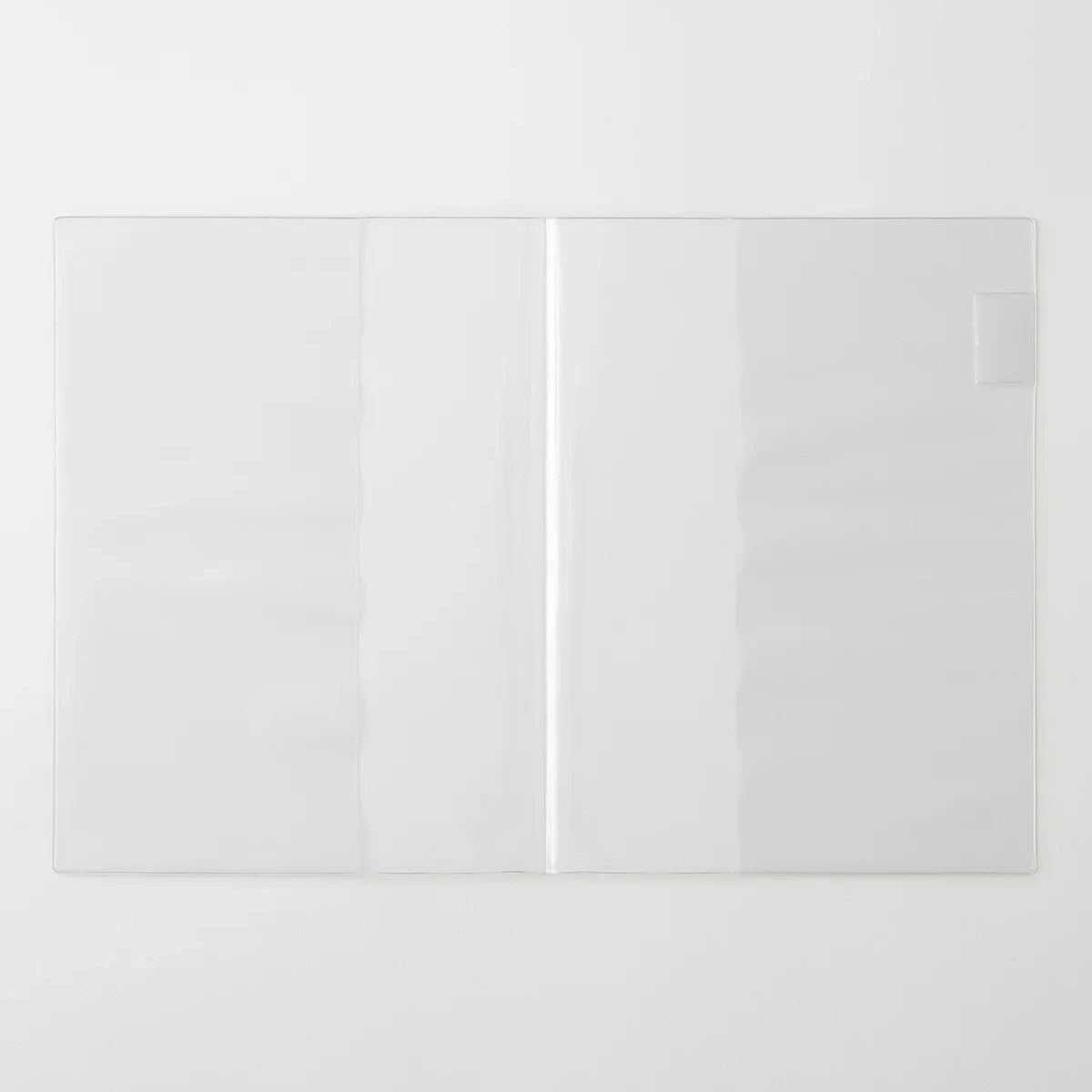 Two white greeting cards on a light gray background