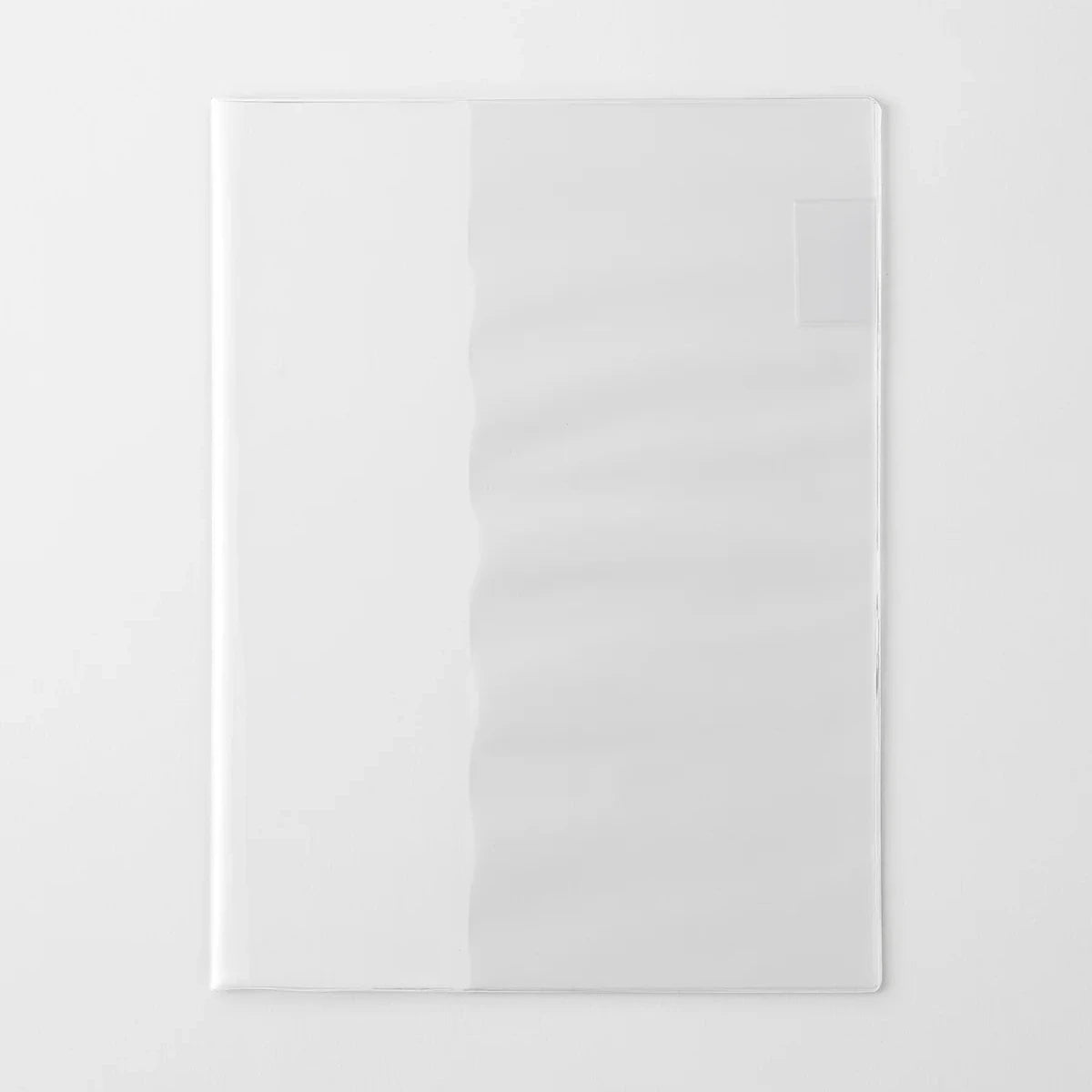 White rectangular frame on a white background