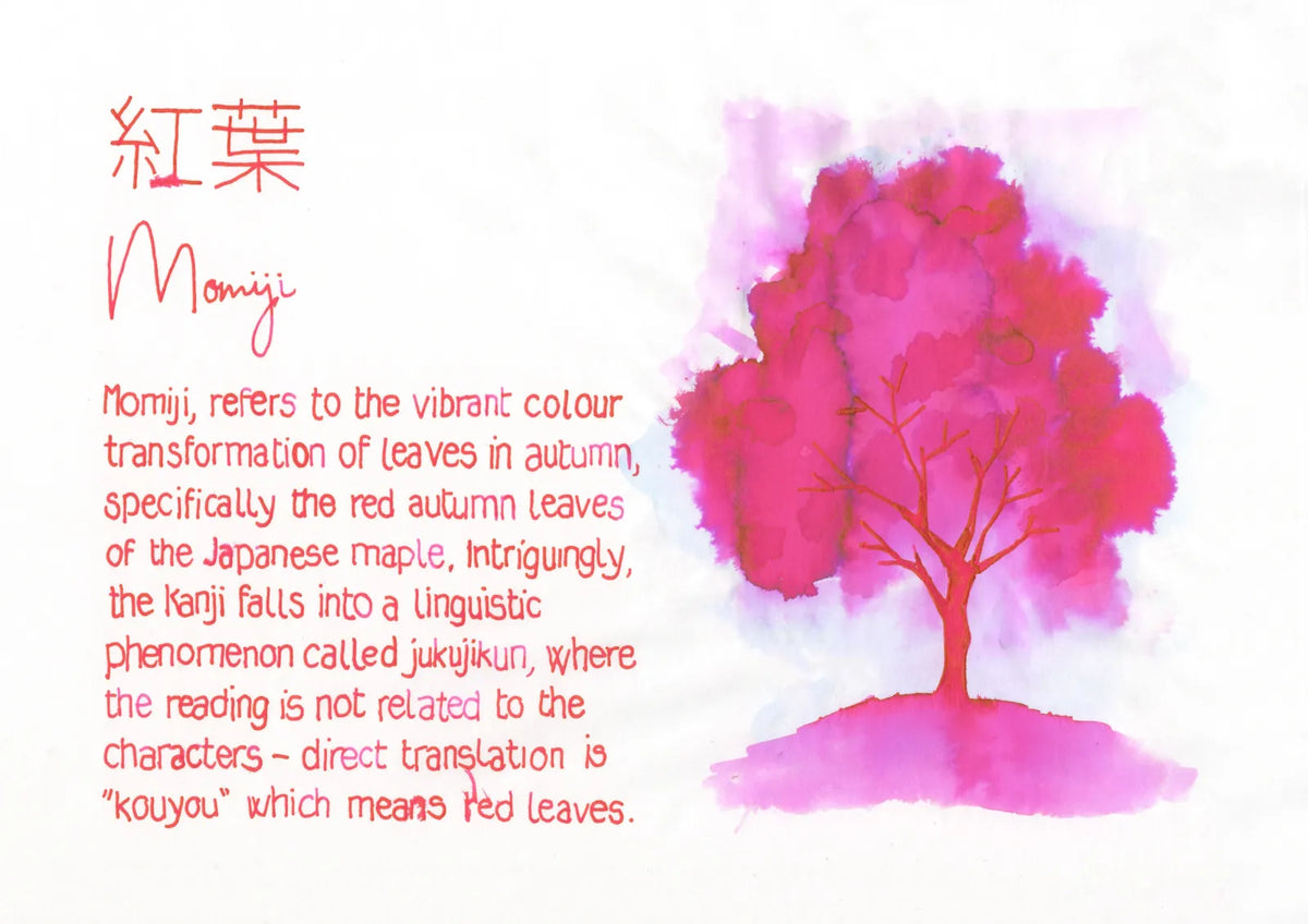 Pilot iroshizuku Fountain Pen Ink Cartridge - Momiji