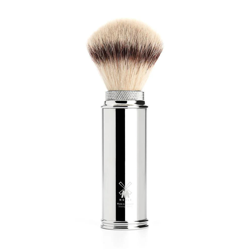 Muhle Travel Chrome Silvertip Fibre Shaving Brush