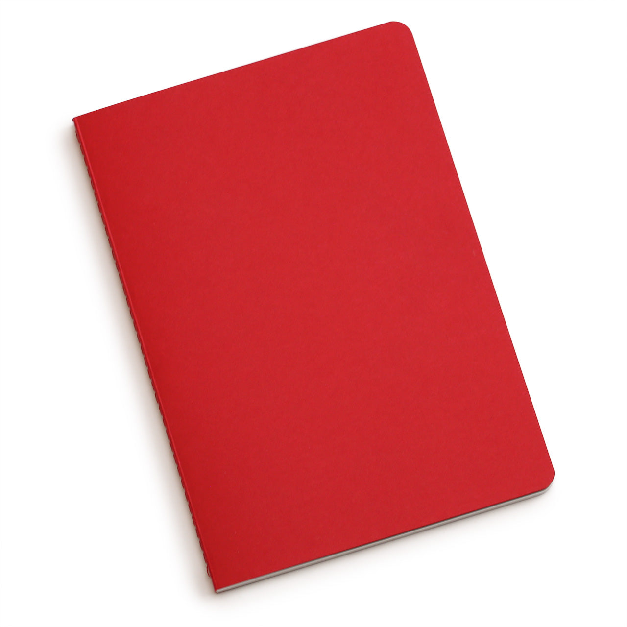 MyPAPERCLIP A5 red refill book with lined pages and stitched spine