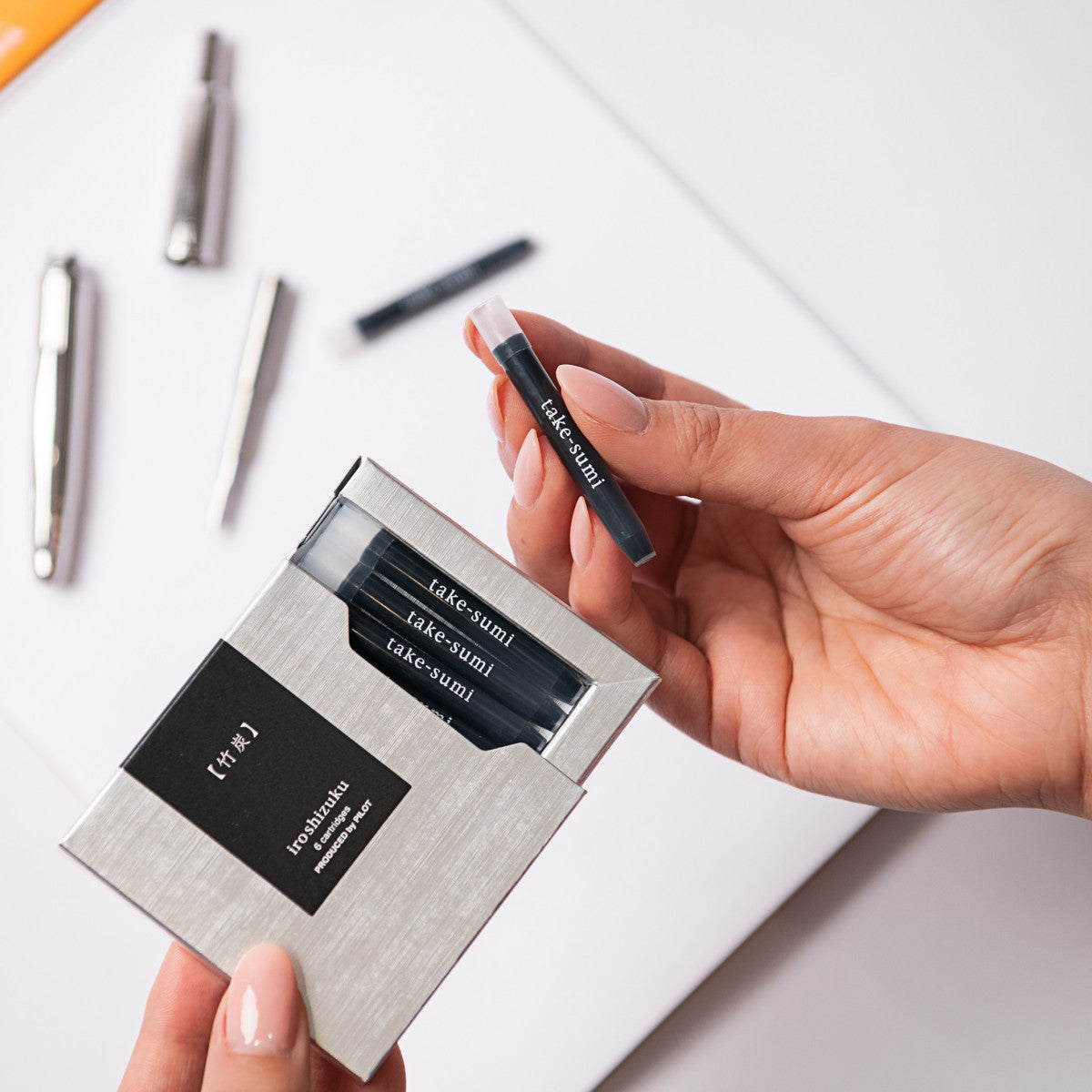 Pilot iroshizuku Fountain Pen Ink Cartridge - Take-sumi