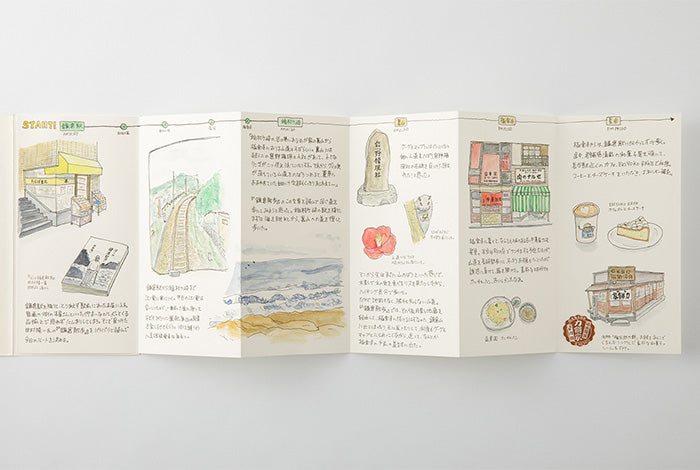 Traveler&#39;s Notebook Regular 032 - Accordion Fold Paper