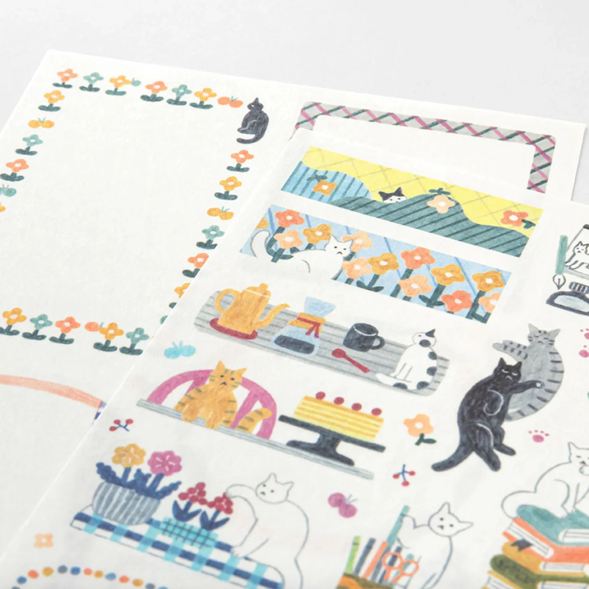 Midori Yuru Log Planner Sticker Sheets - 2 Pieces