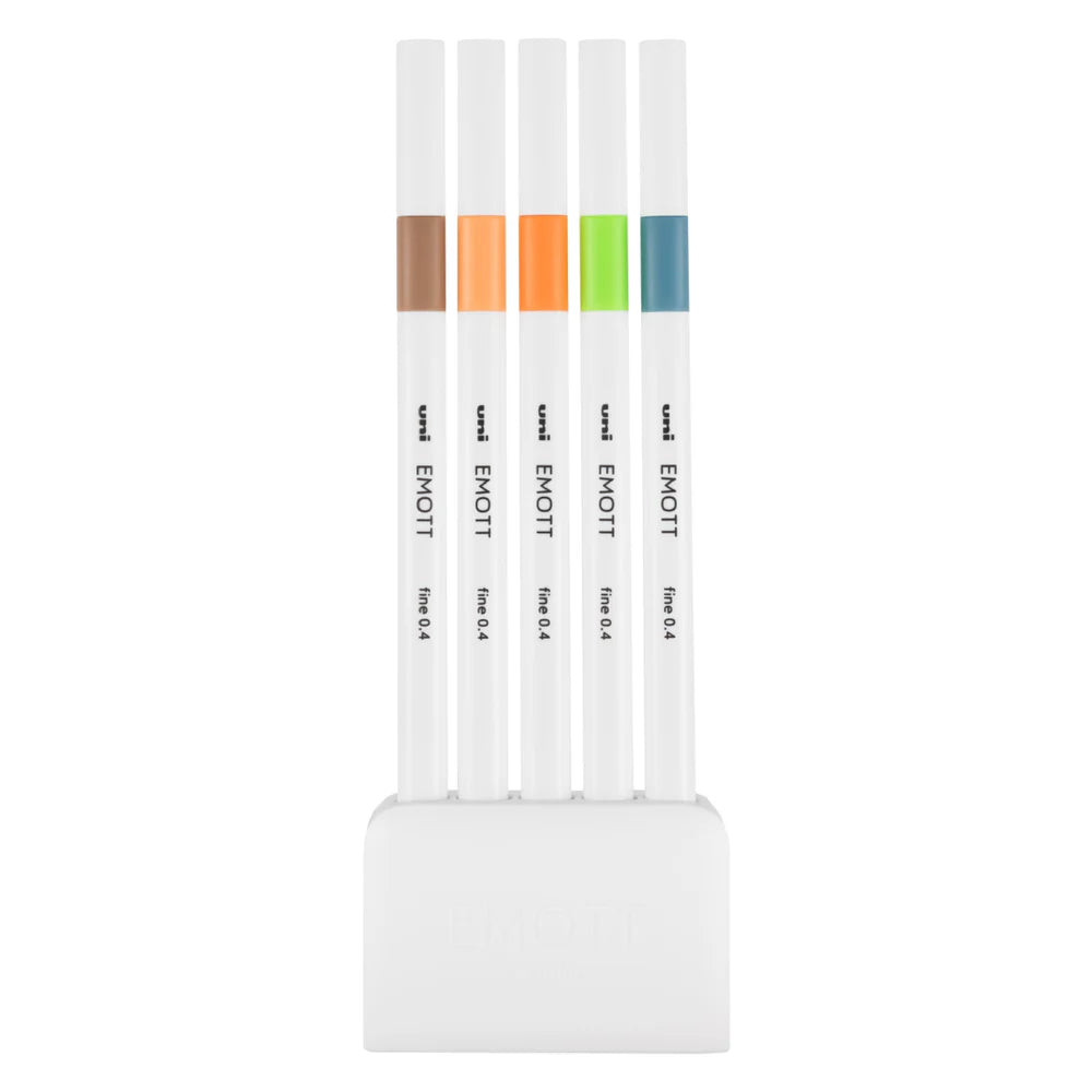 uni‑ball EMOTT Fineliner Marker Pens – 0.4 mm
