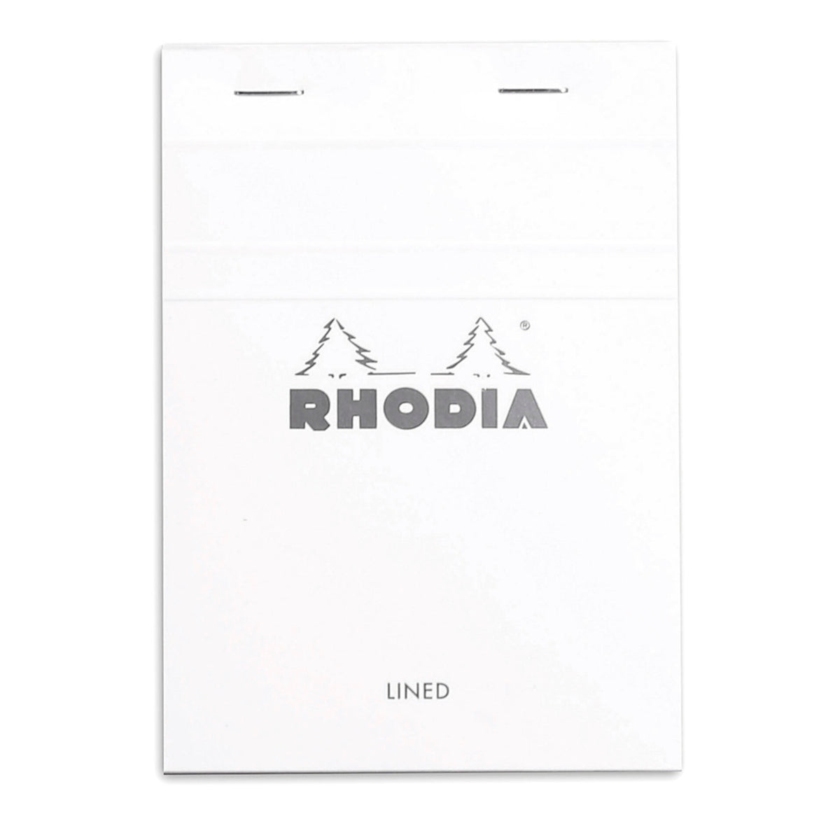 Rhodia No.13 Top Stapled Notepad A6 White