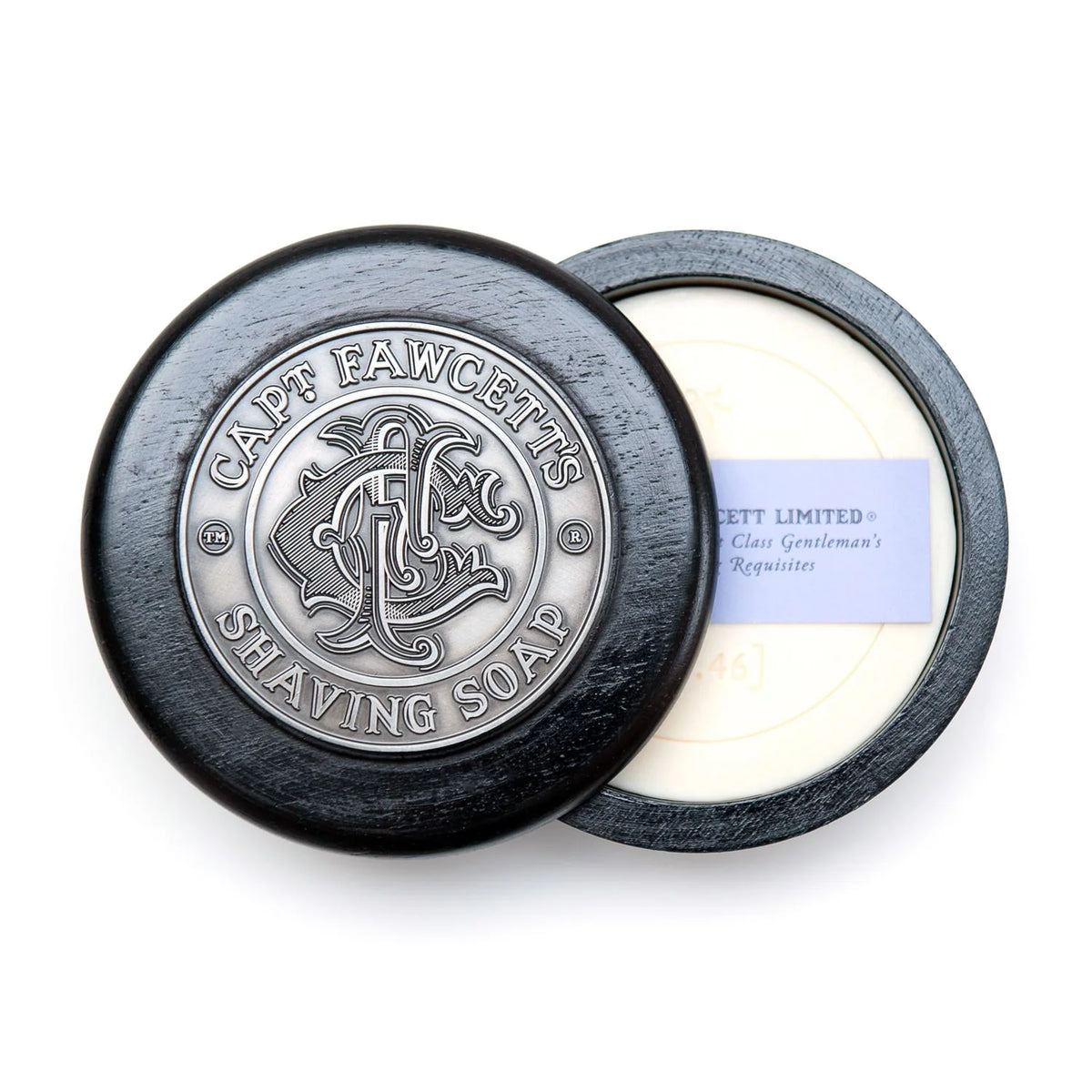Captain Fawcett Luxurious Shaving Soap in Wooden Bowl 110g