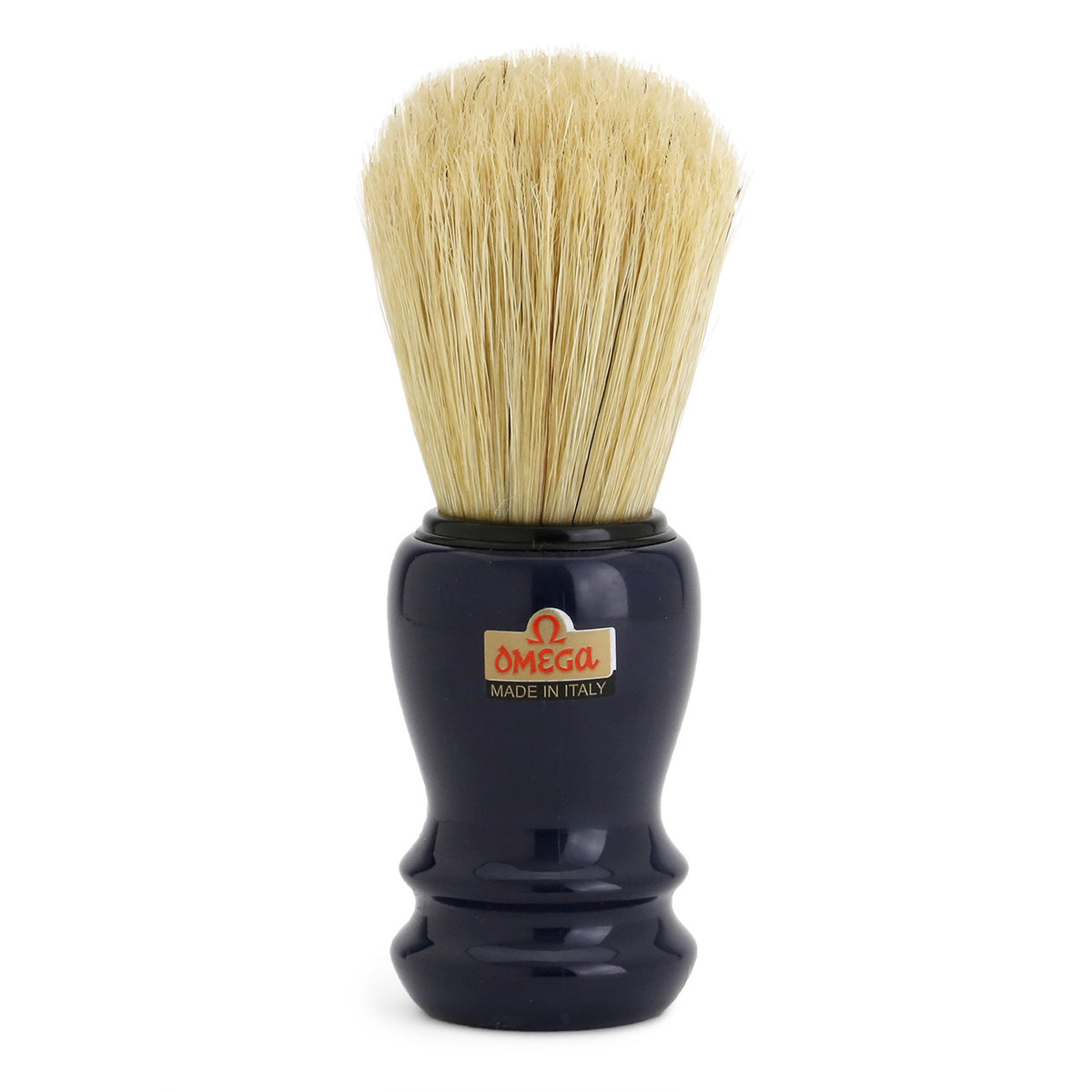 Omega Professional Pure Bristle Shaving Brush 10108 - Navy