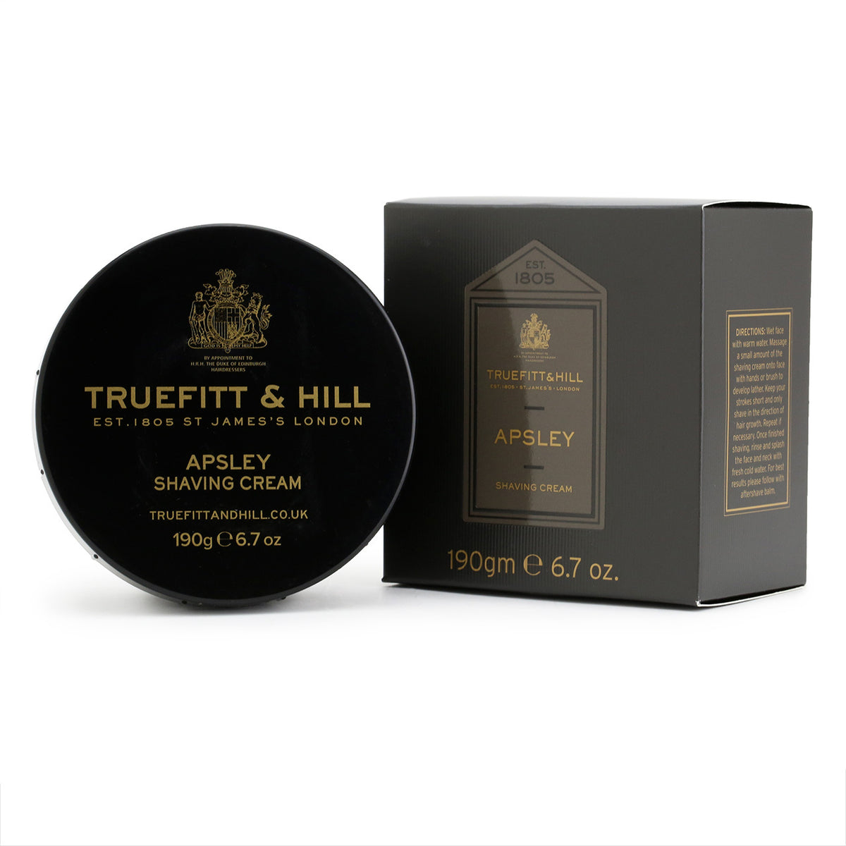 Truefitt &amp; Hill Shave Cream Bowl 190g - Apsley