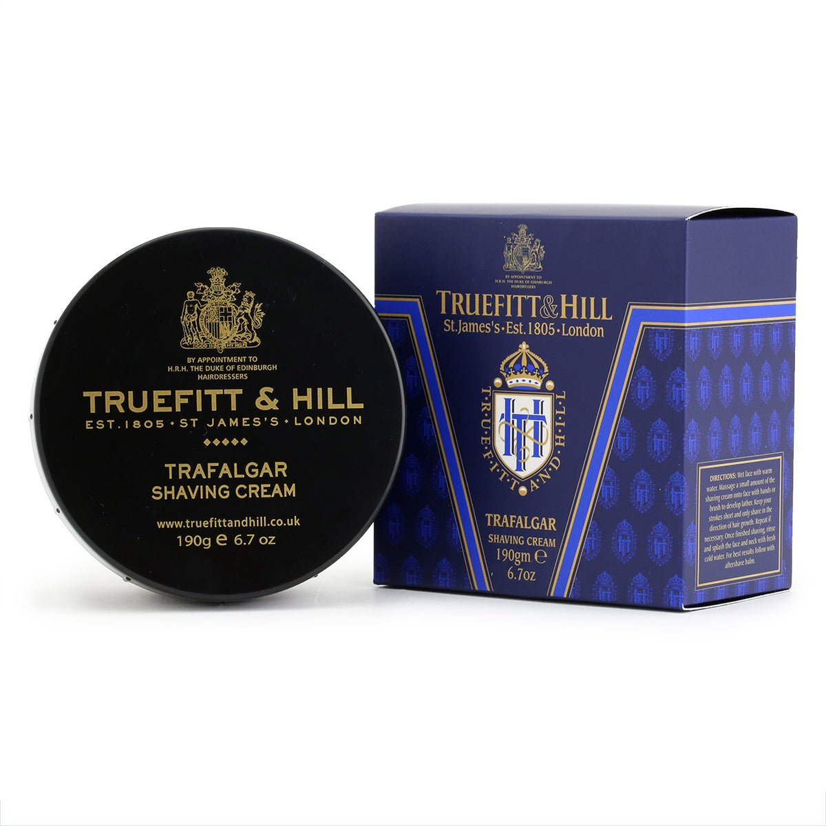 Truefitt &amp; Hill Shave Cream Bowl 190g - Trafalgar