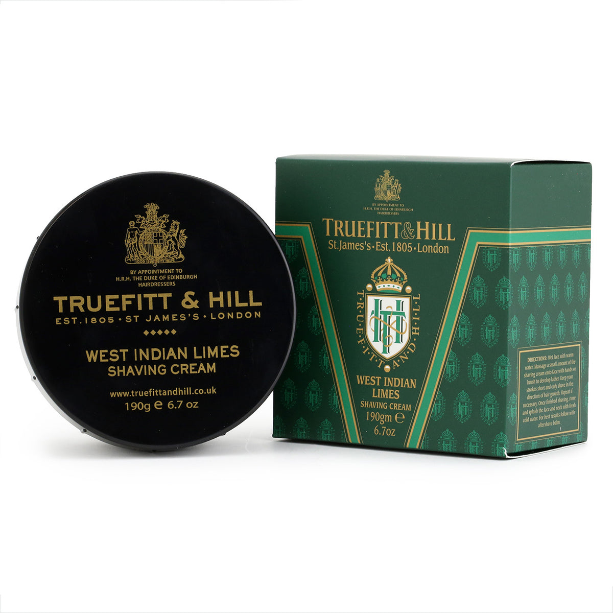 Truefitt &amp; Hill Shave Cream Bowl 190g - West Indian Limes