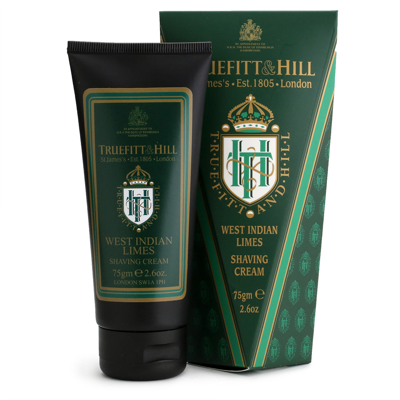 Truefitt & Hill West Indian Limes Shaving Cream tube, 75gm