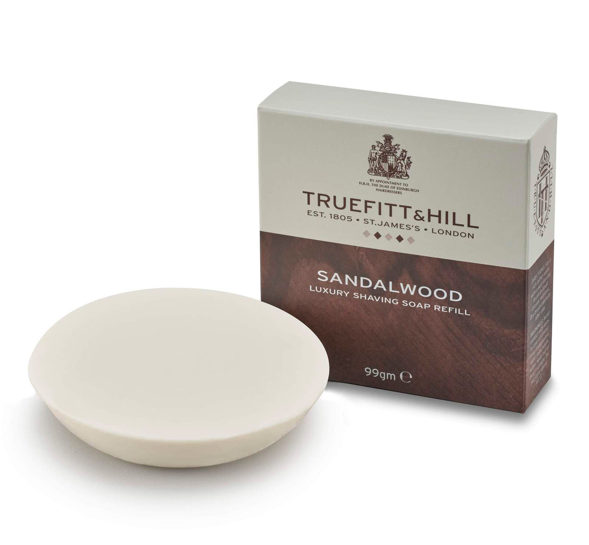Truefitt &amp; Hill Luxury Shave Soap Refill 99g - Sandalwood