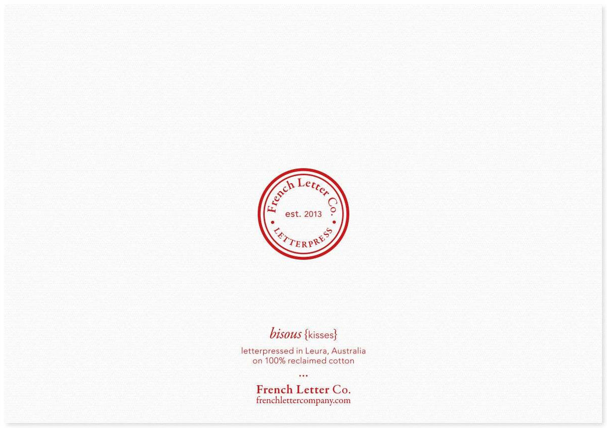 French Letter Co. Gift Card - Kisses