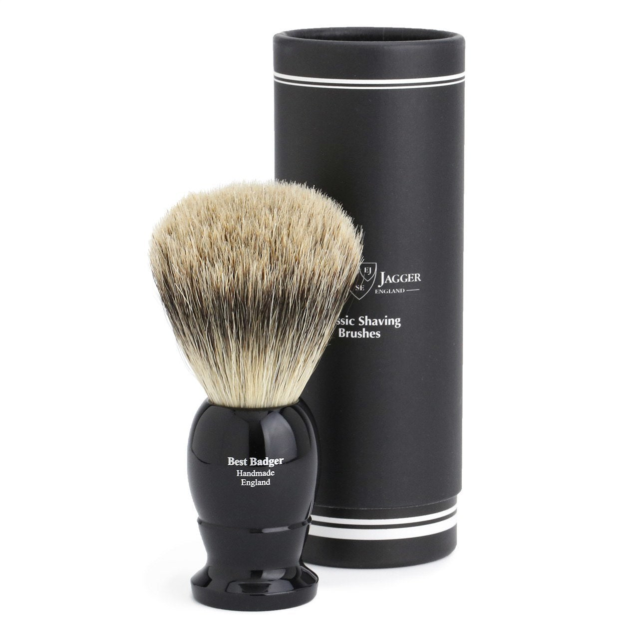 Edwin Jagger Best Badger Large Shaving Brush - Imitation Ebony