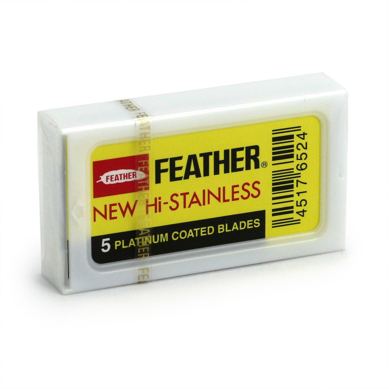 Feather Double-Edge Razor Blades - 4 x 5-blade tucks