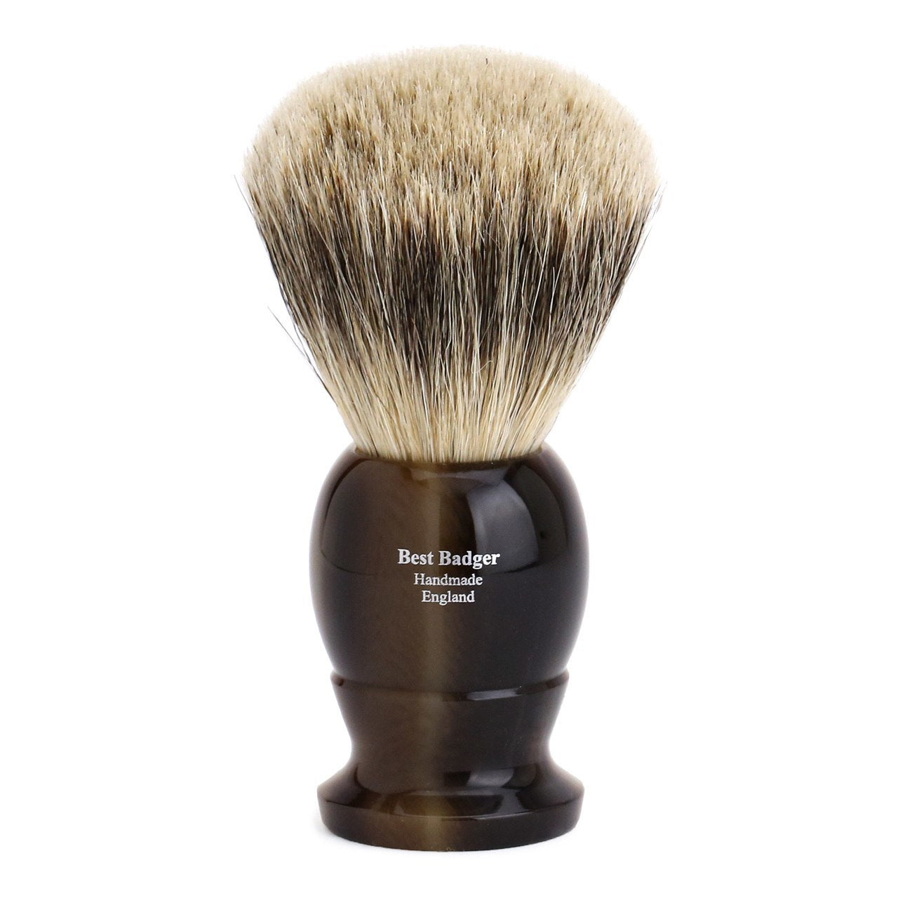Edwin Jagger Best Badger Extra Large Shaving Brush - Imitation Light Horn