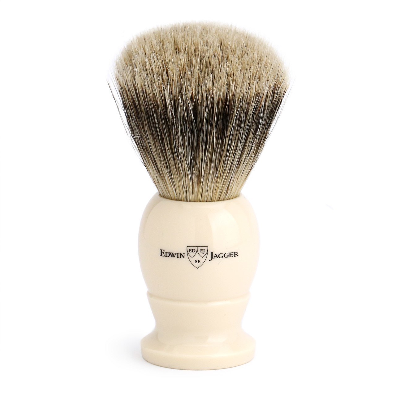 Edwin Jagger Best Badger Extra Large Shaving Brush - Imitation Ivory