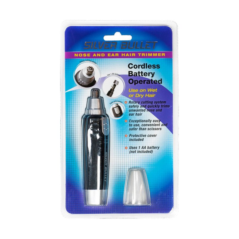 Silver Bullet Nose Hair Trimmer packaging 