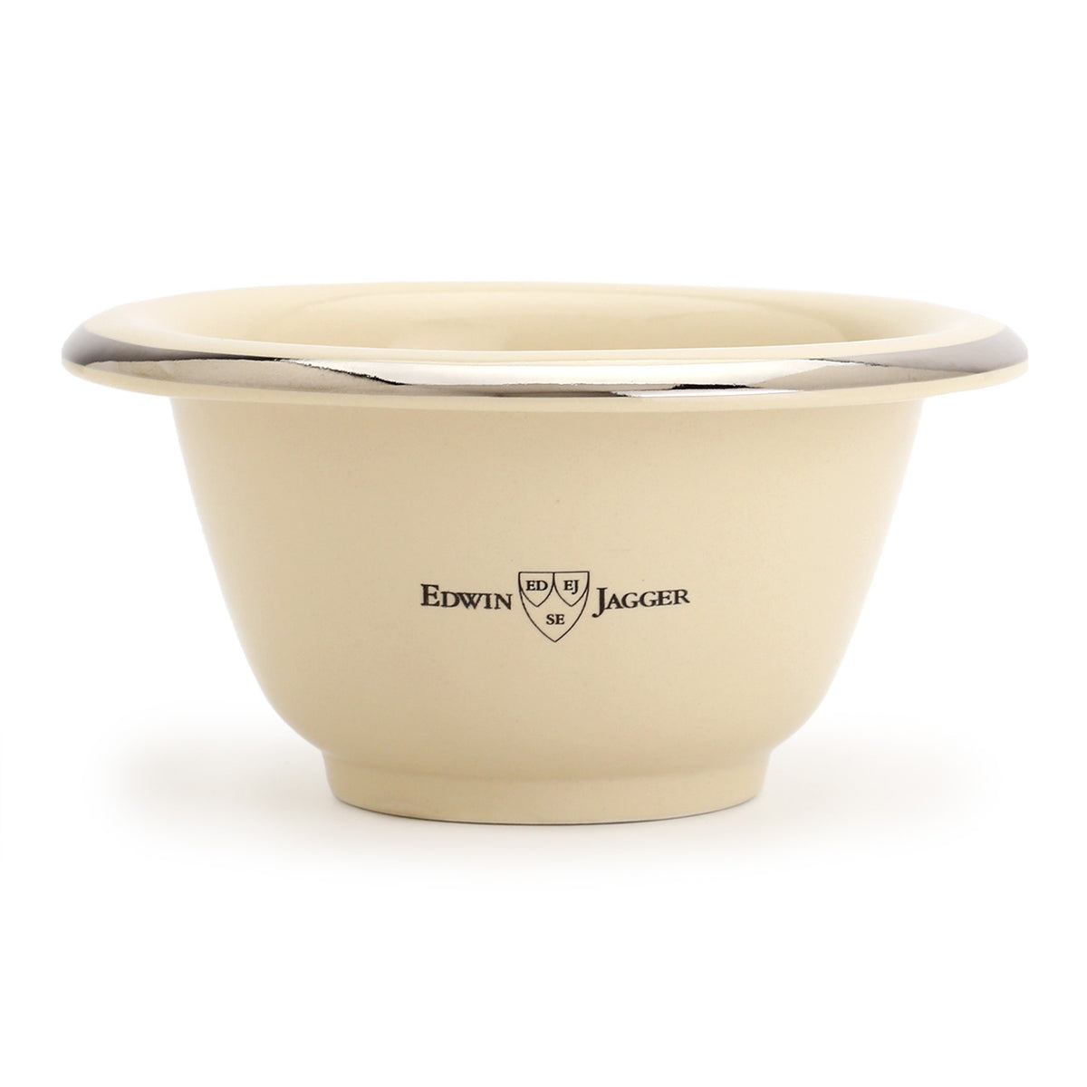 Edwin Jagger Ivory Lather Bowl - side view