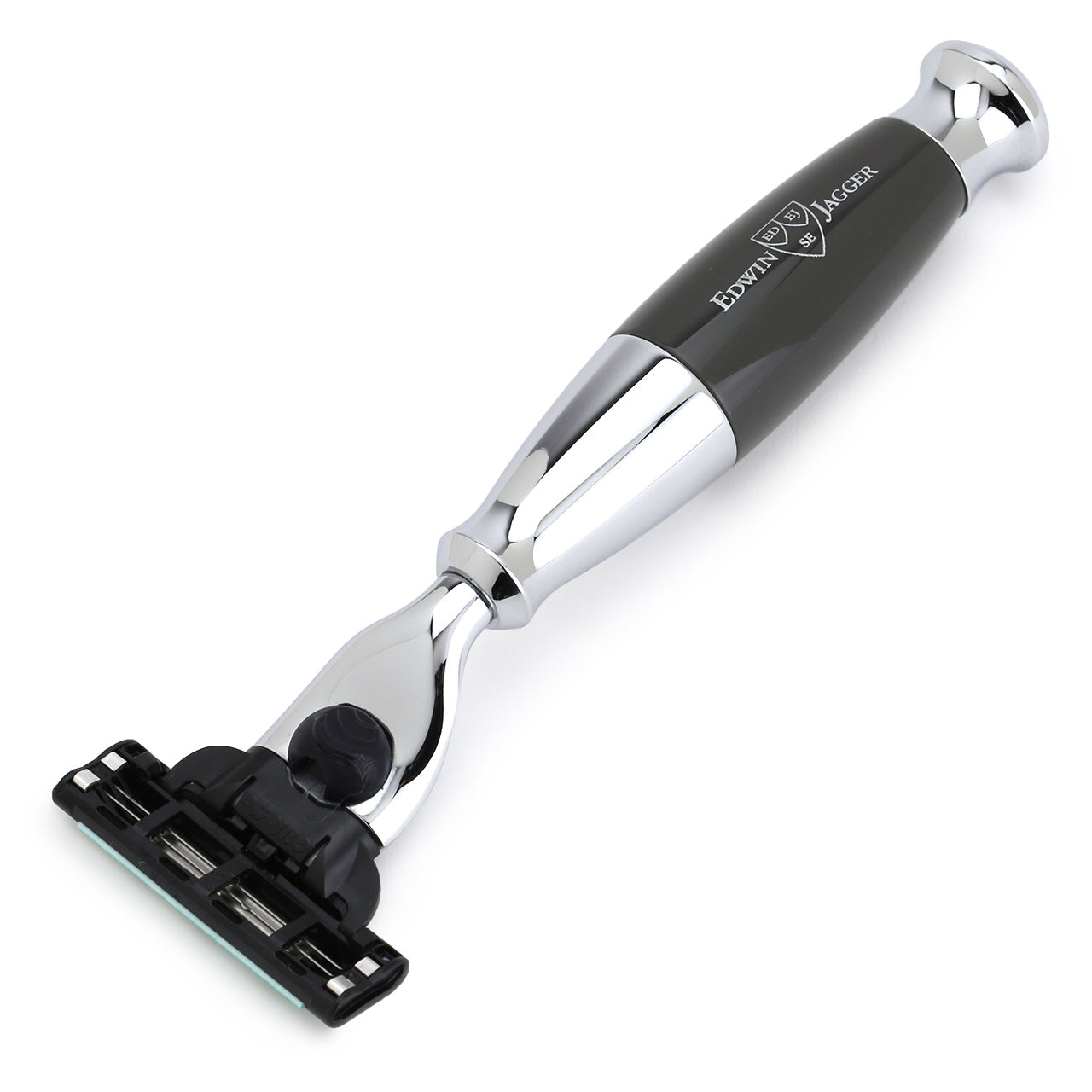 Edwin Jagger Mach3 Razor, Grey