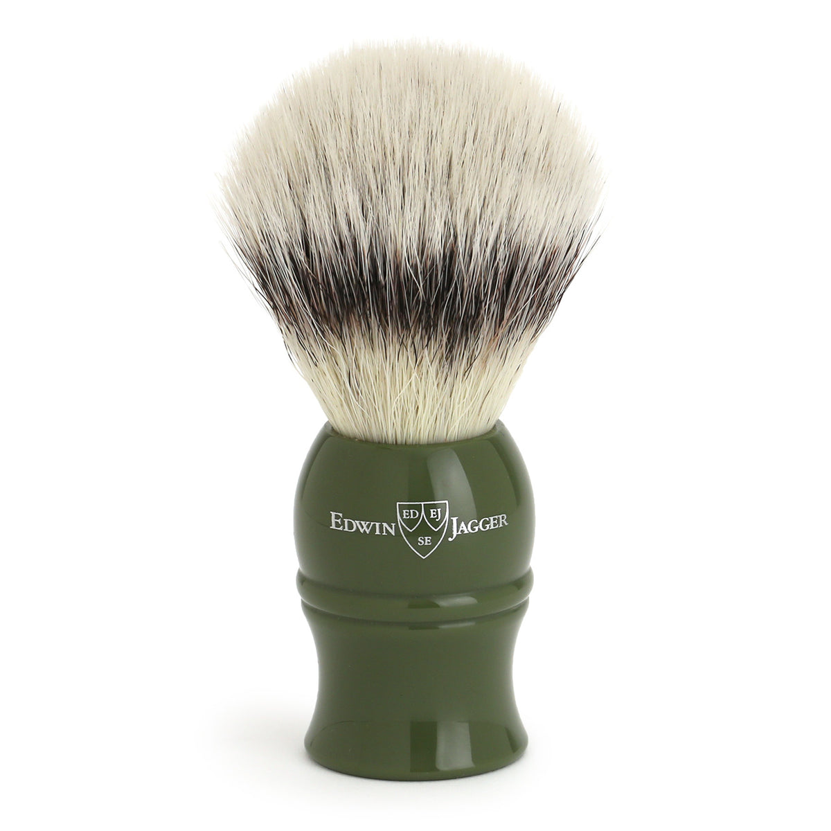 Edwin Jagger High Quality Cruelty-Free Shaving Brush - Olive Green