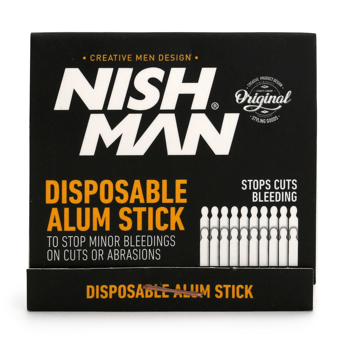 Nishman 20 Styptic Matches in a folding card