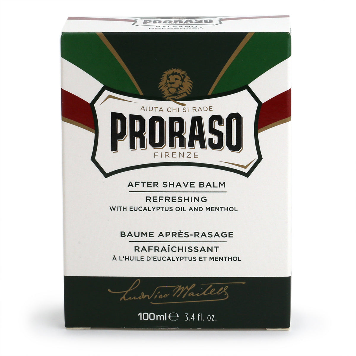 Proraso AS Balm Refreshing with Eucalyptus Oil &amp; Menthol - box