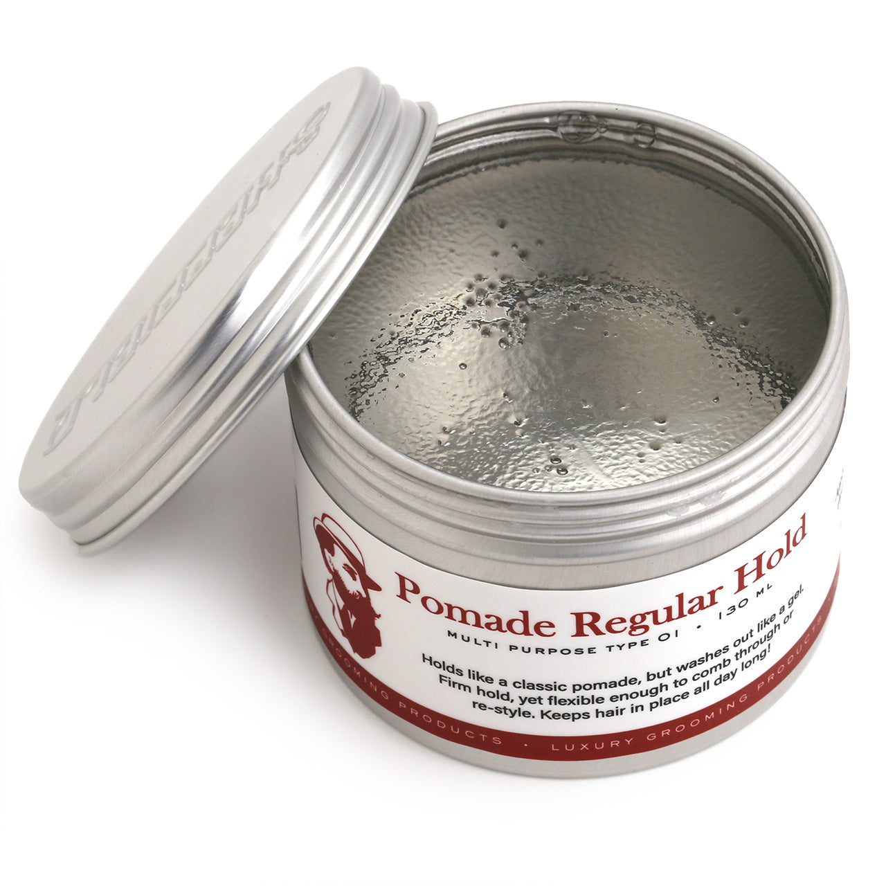 Sheffield Pomade Regular Hold, 130ml Front of tin