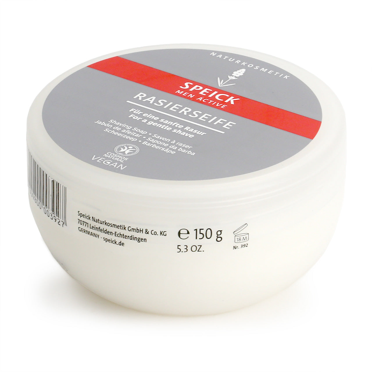 Speick Men Active Shaving cream in a bowl - top view