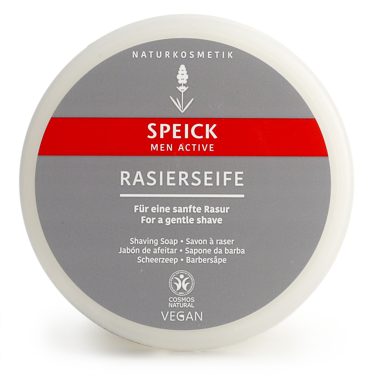 Speick Men Active Shaving cream in a bowl - top view