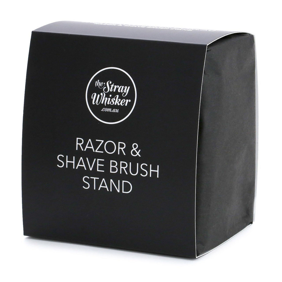 The Stray Whisker Safety Razor and Brush Stand with Sizing Collar™