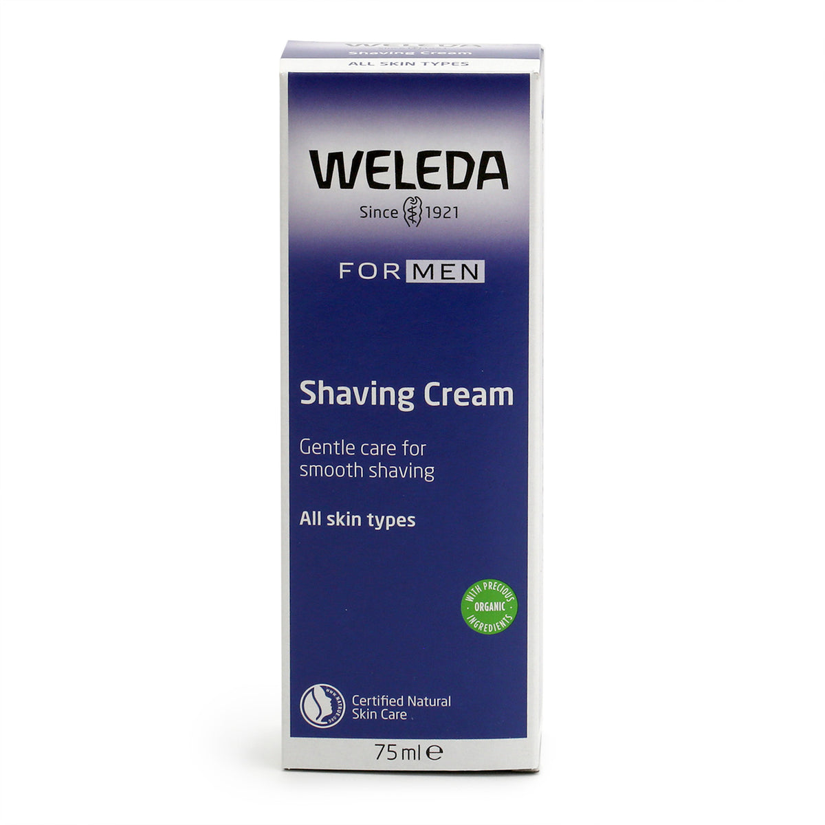 Weleda For Men Shaving Cream box